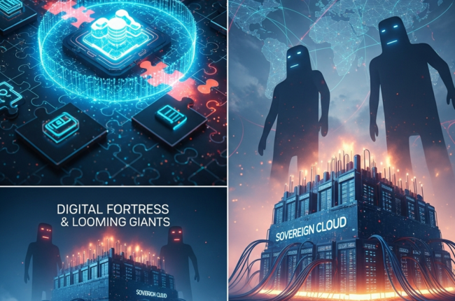 Abstract digital illustration of